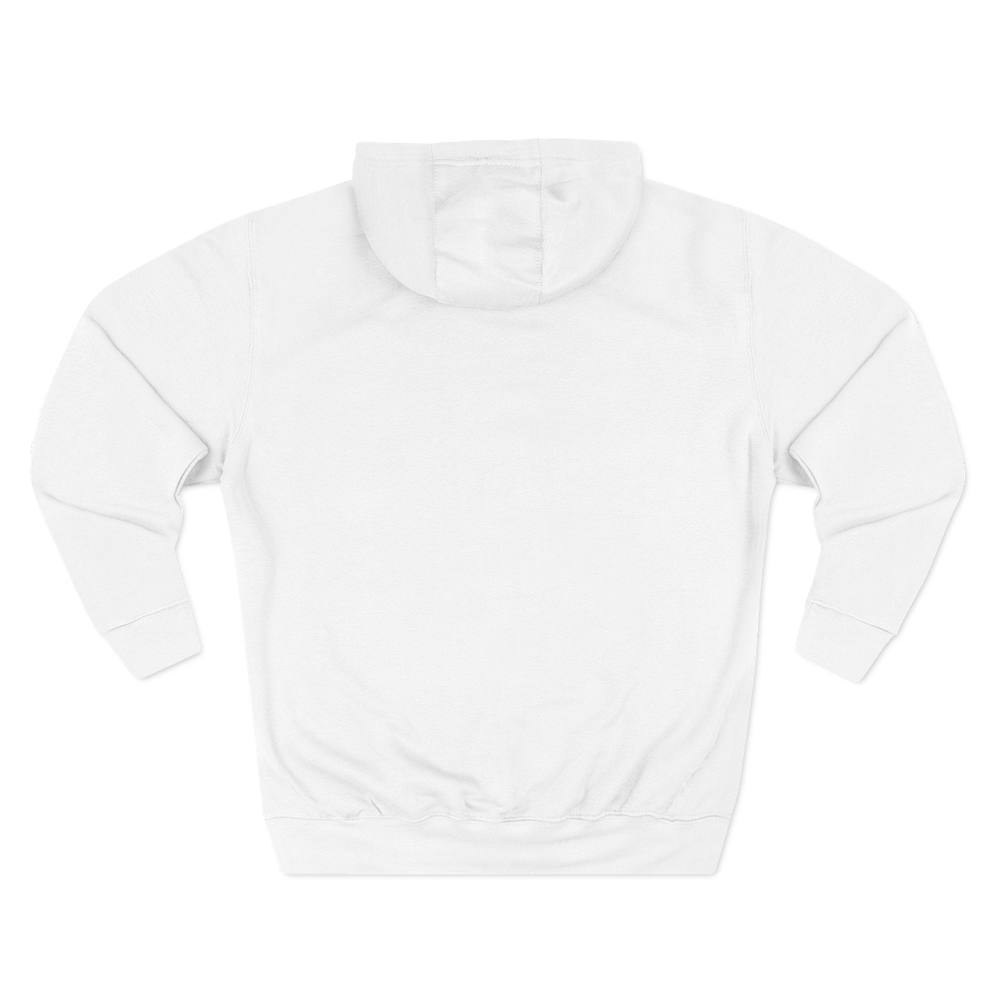 Classic White Fleece Hoodie — Cozy Everyday Pullover