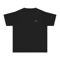 Youth Tee — Minimal Pastel Yellow Chest Logo Kids T-Shirt
