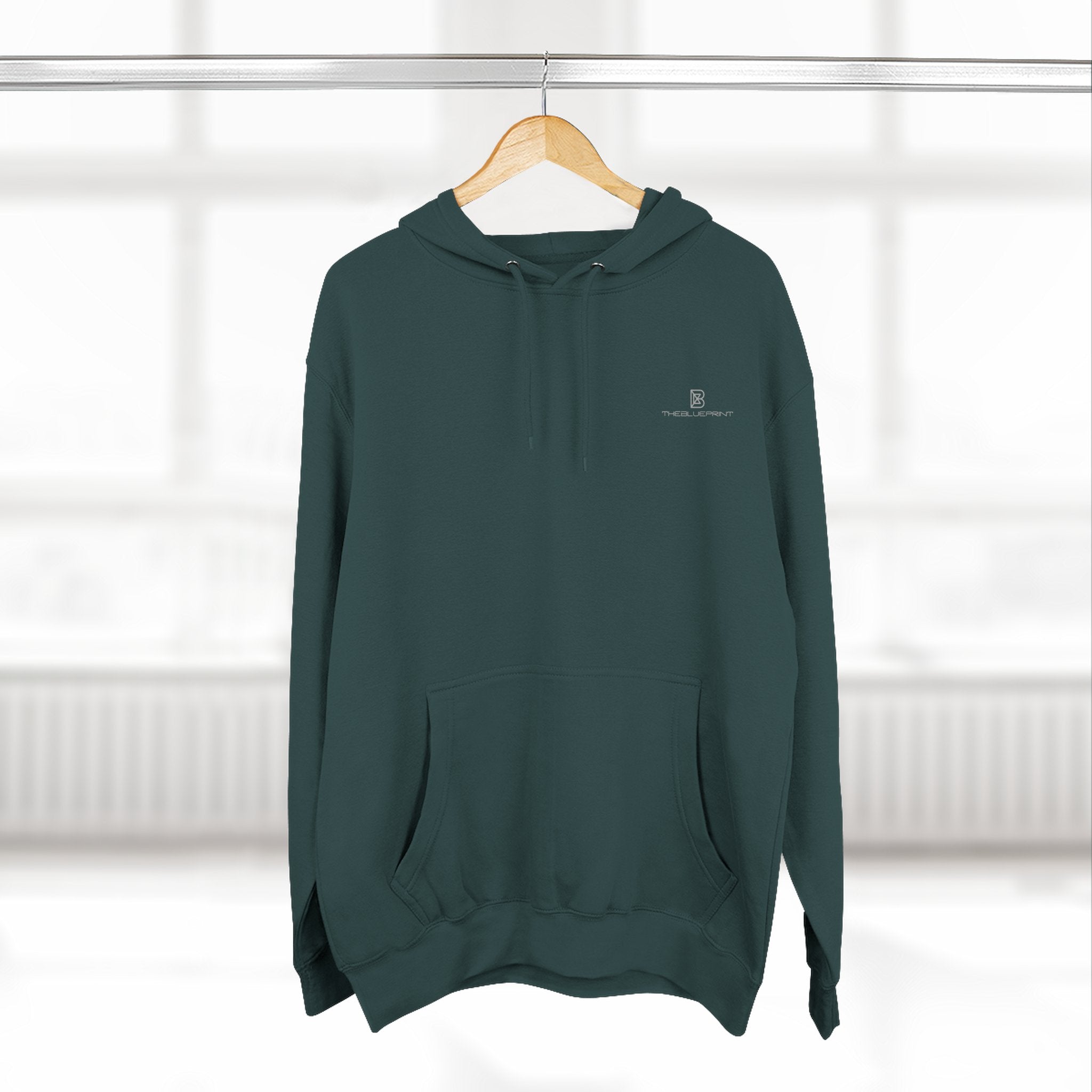 Classic White Fleece Hoodie — Cozy Everyday Pullover
