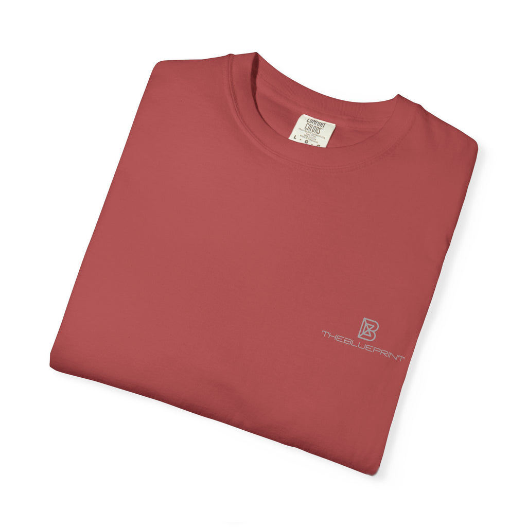 Minimal White T-Shirt with Small Chest Logo — 'B' Monogram Tee
