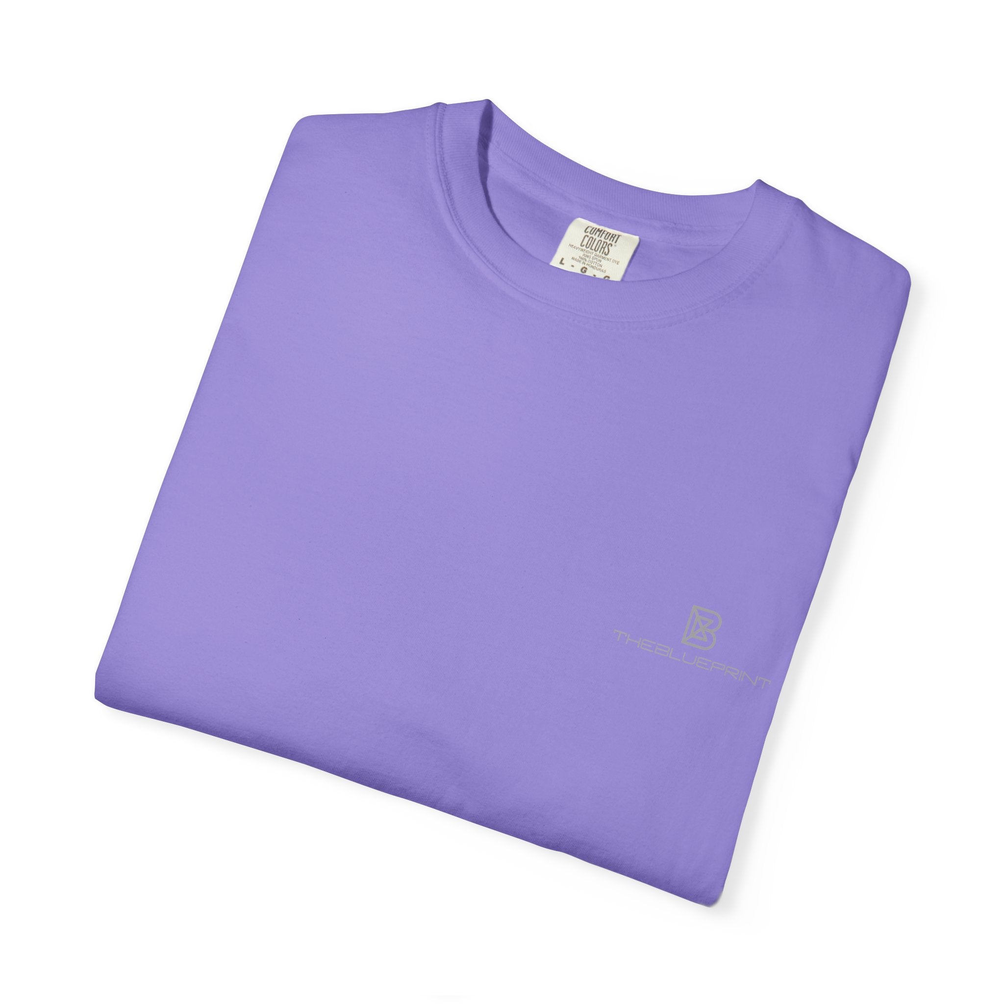 Minimal White T-Shirt with Small Chest Logo — 'B' Monogram Tee