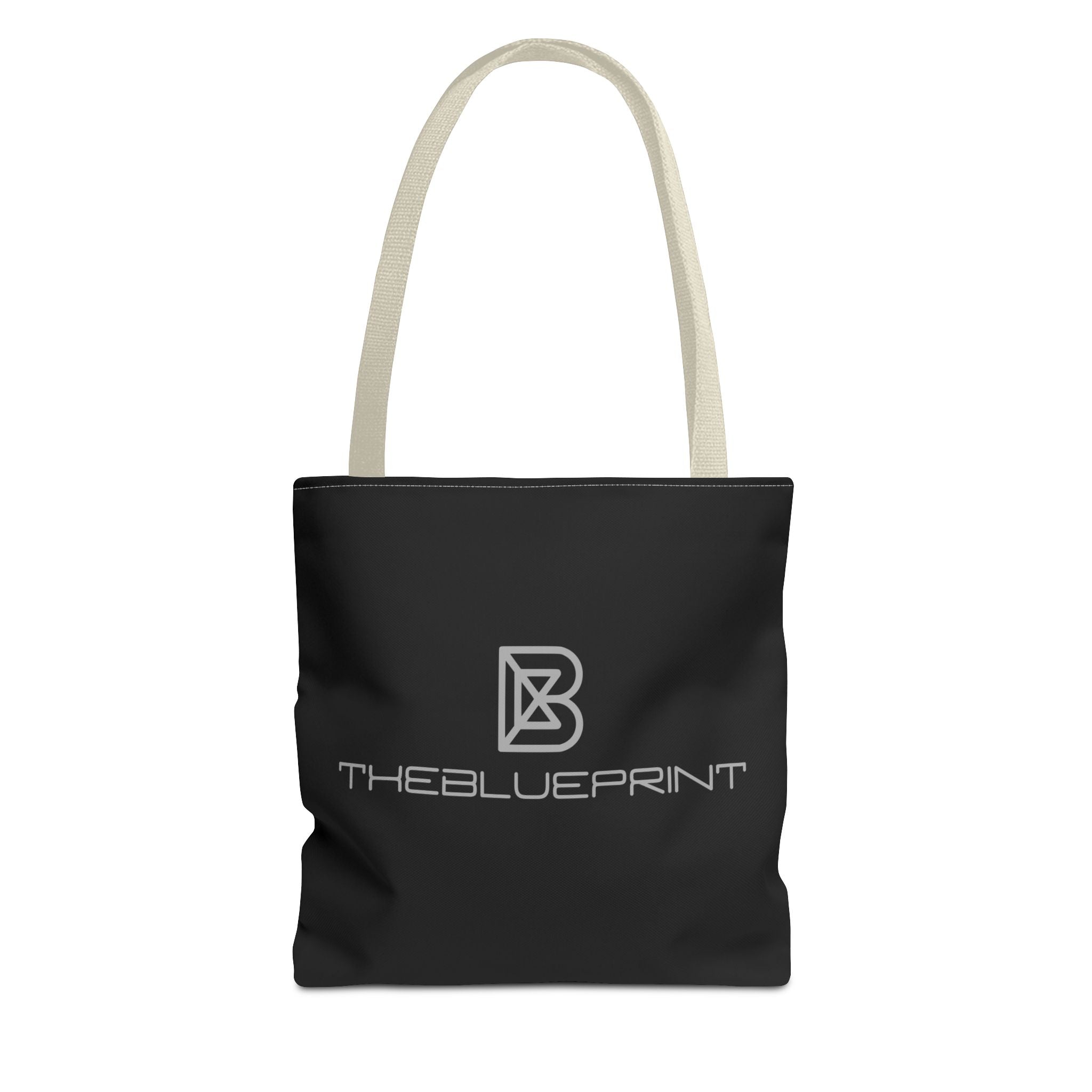 Logo Tote Bag — TheBlueprint Branded Black Carry-All
