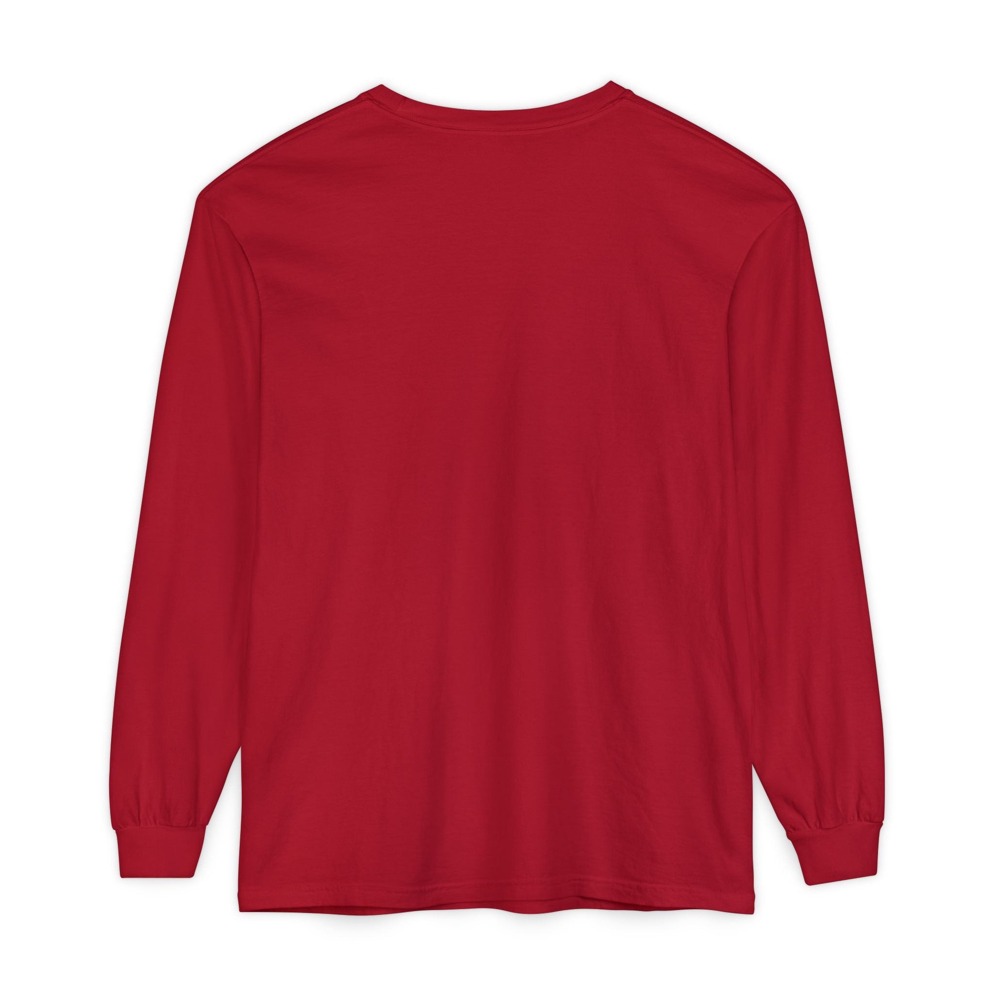 Minimalist White Long Sleeve Tee — Subtle Chest Logo