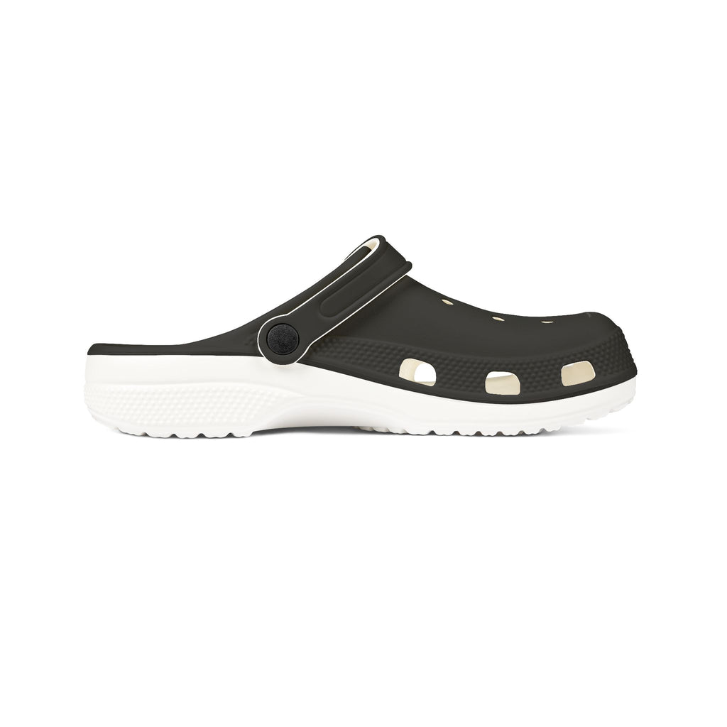 Black EVA Foam Clogs — Lightweight Slip-On Garden & Beach Shoes