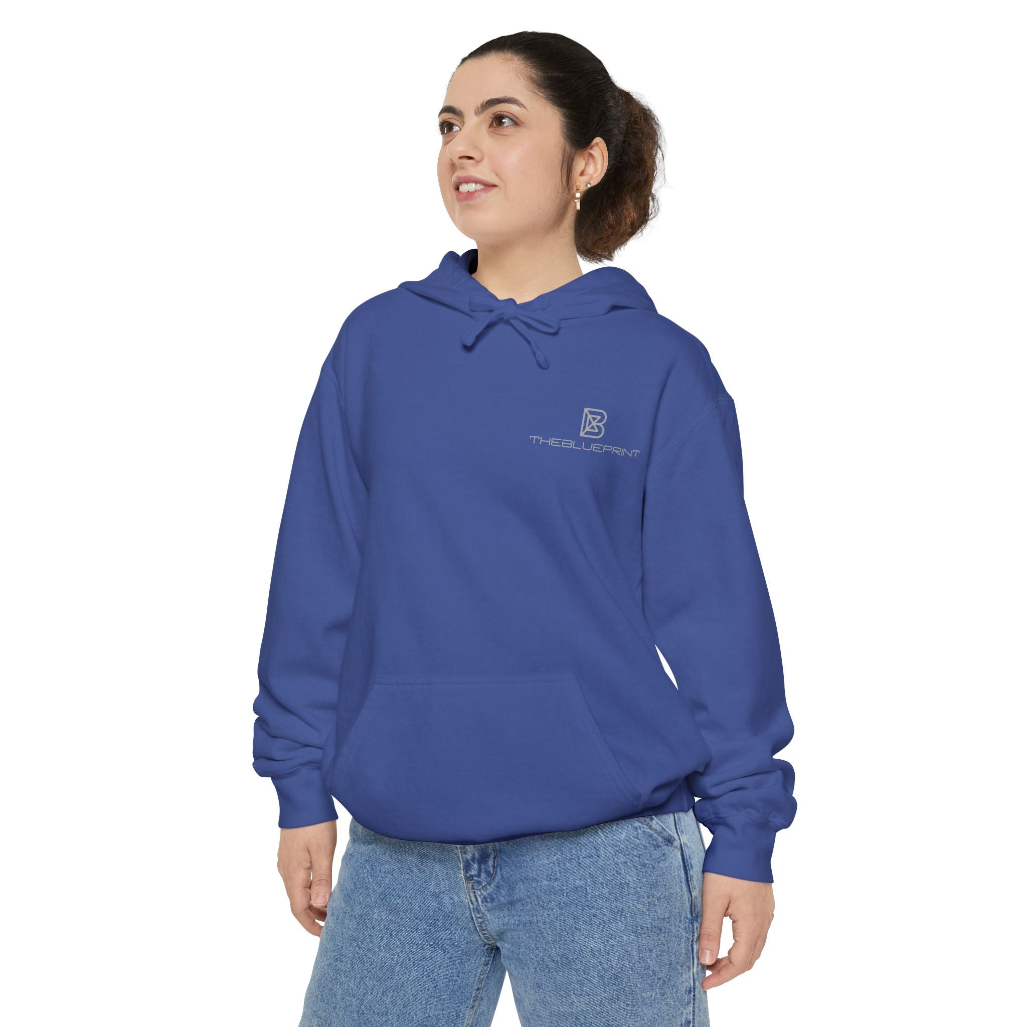 Minimal White Hoodie with Small Chest Logo — Clean Casual Streetwear