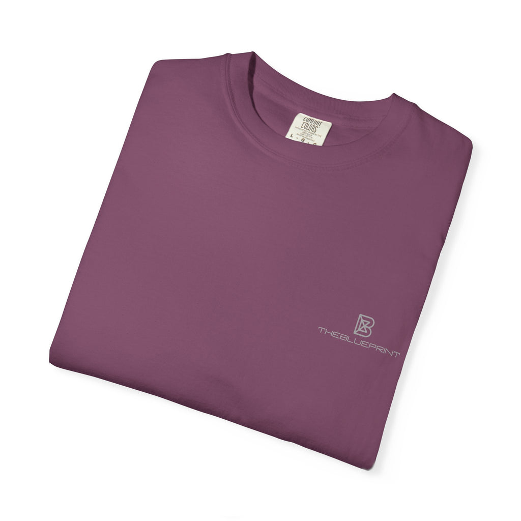 Minimal White T-Shirt with Small Chest Logo — 'B' Monogram Tee