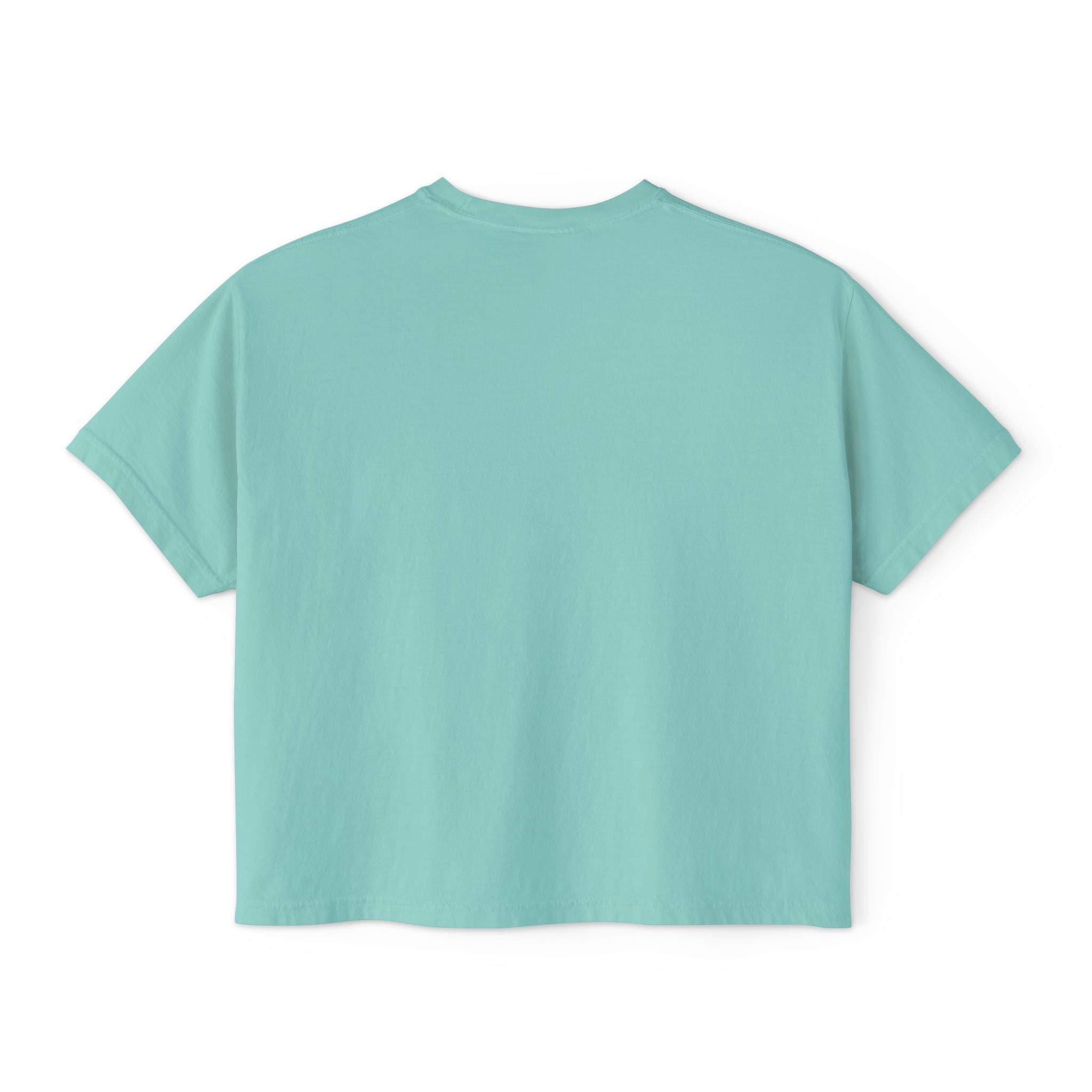 Boxy Tee — Minimal White Women's Cropped T-Shirt