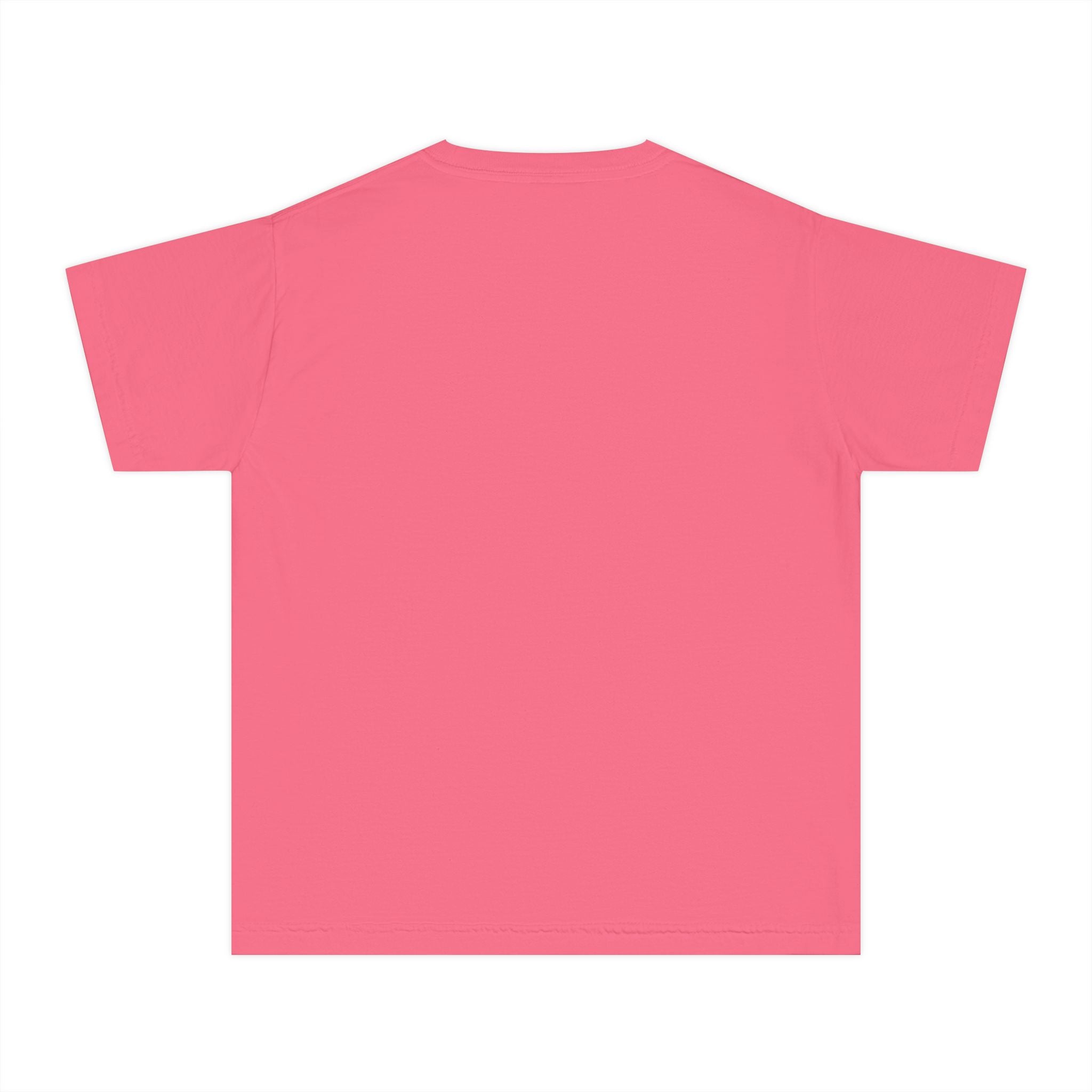 Youth Tee — Minimal Pastel Yellow Chest Logo Kids T-Shirt