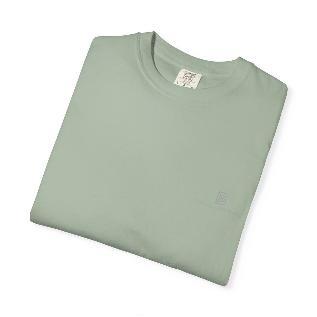 Minimal White T-Shirt with Small Chest Logo — 'B' Monogram Tee