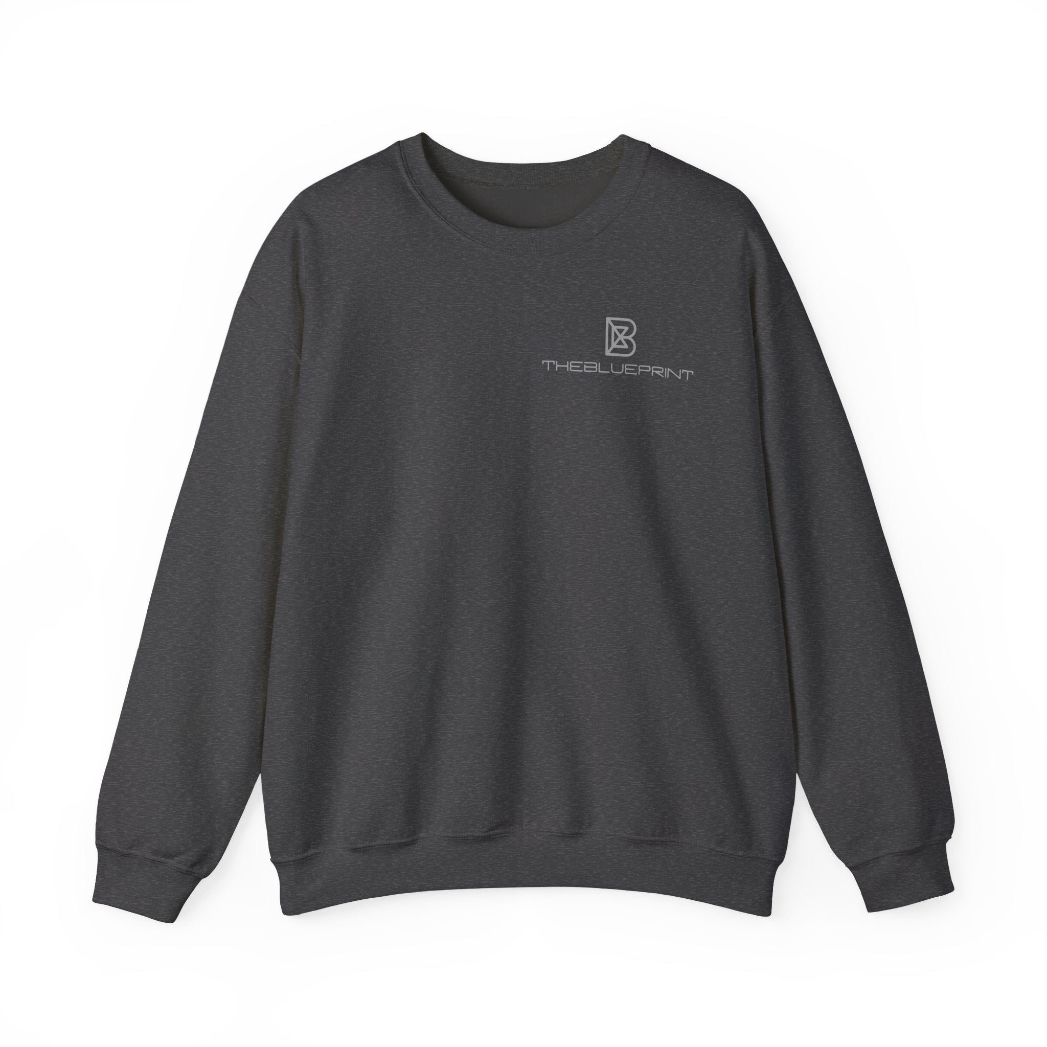 Copy of Minimal Logo Crewneck Sweatshirt | Small Chest Emblem, White