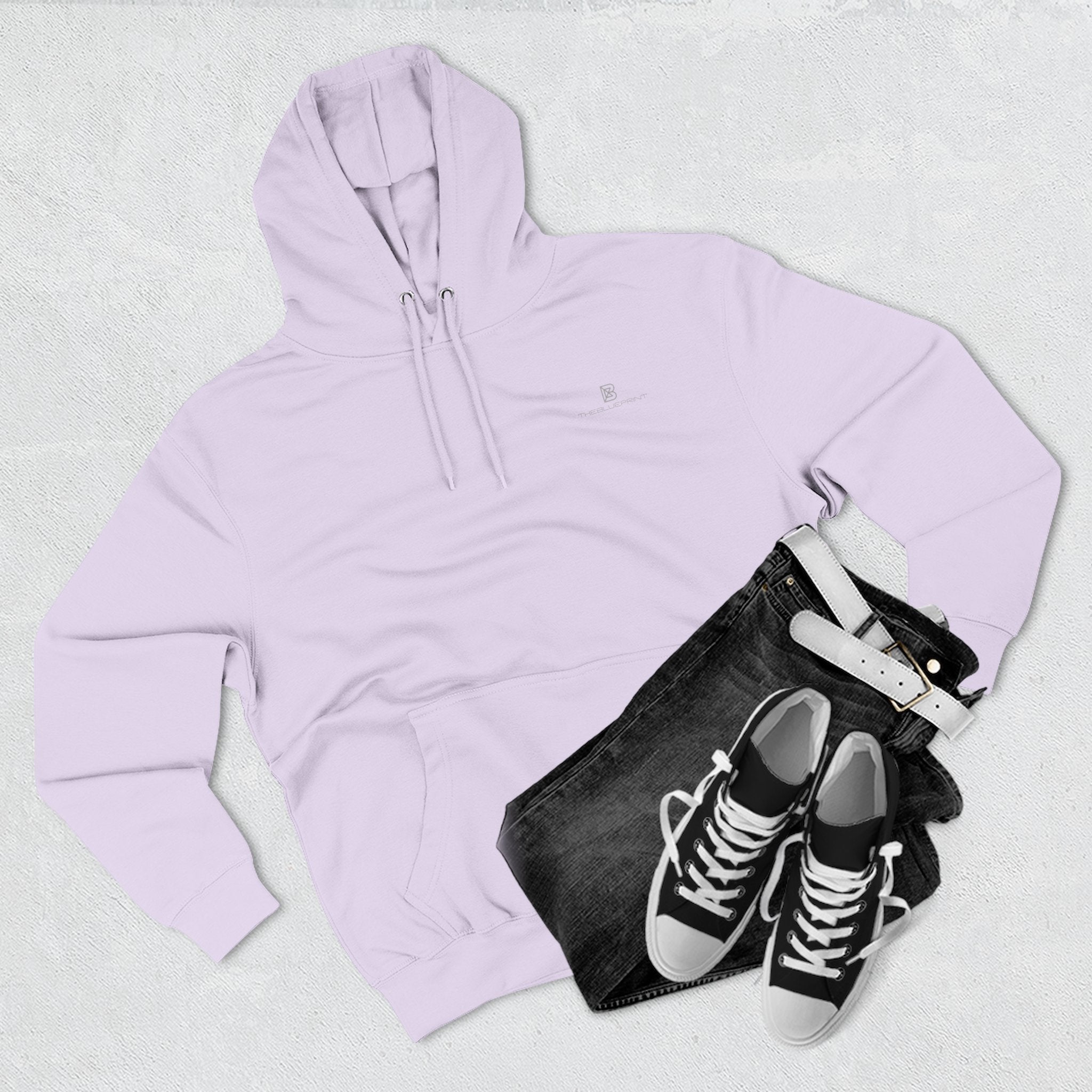 Classic White Fleece Hoodie — Cozy Everyday Pullover
