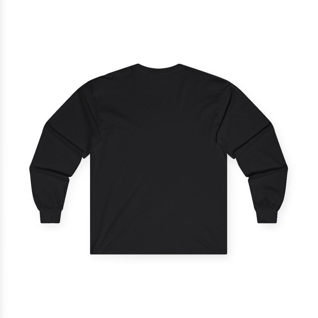 Minimalist Pocket Logo Long Sleeve Tee — Heather Grey Cotton Shirt