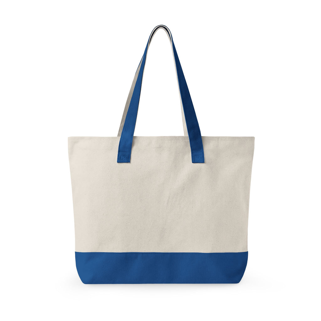 Zippered Canvas Tote