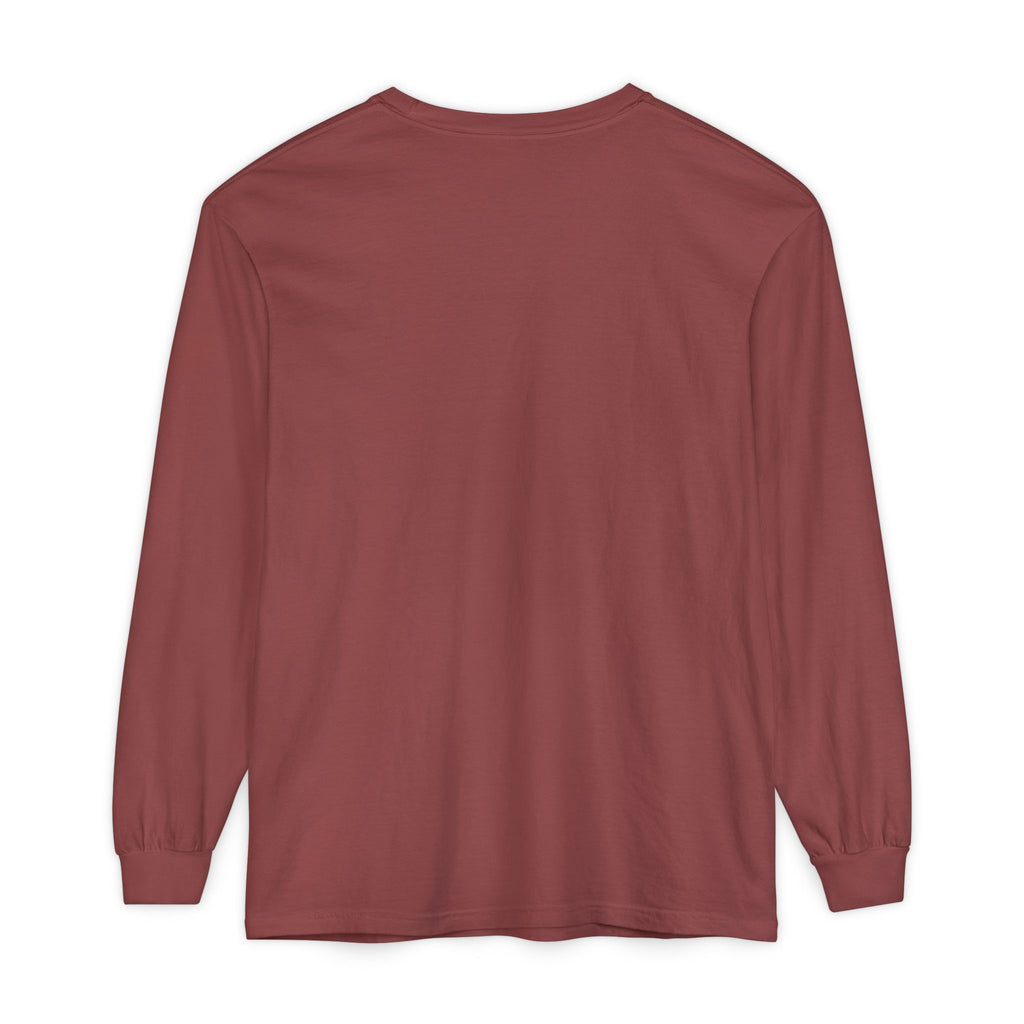 Minimalist White Long Sleeve Tee — Subtle Chest Logo