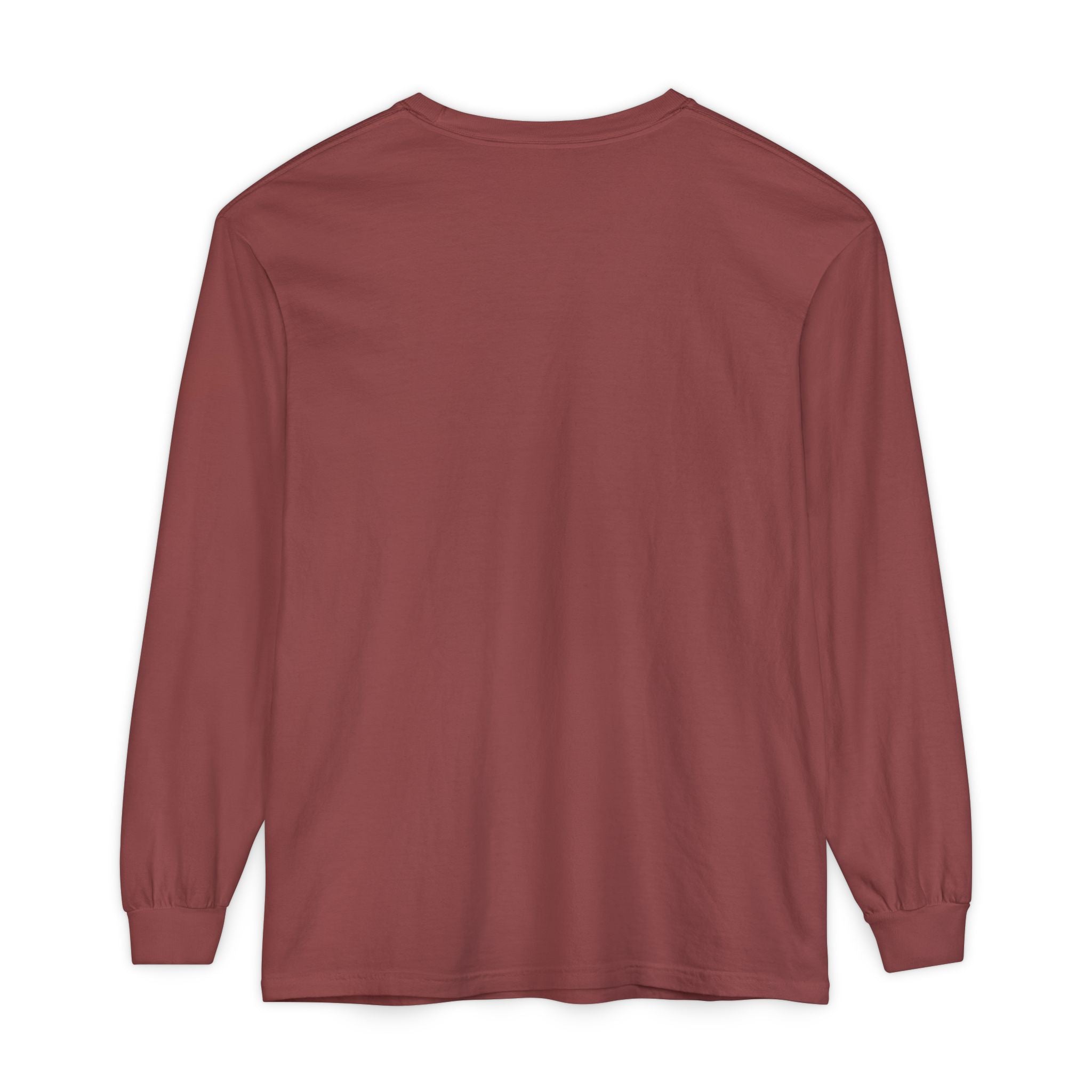 Minimalist White Long Sleeve Tee — Subtle Chest Logo