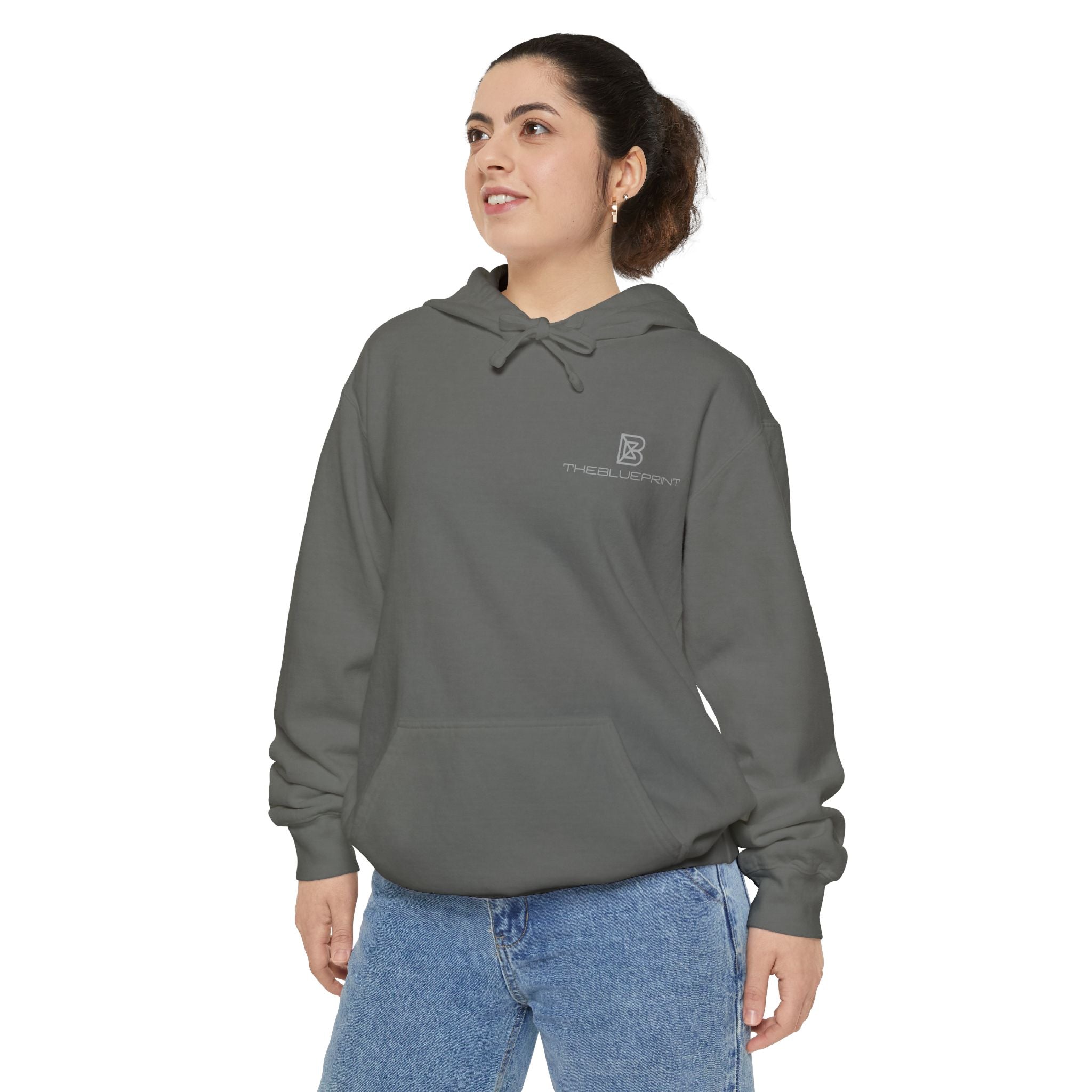 Minimal White Hoodie with Small Chest Logo — Clean Casual Streetwear