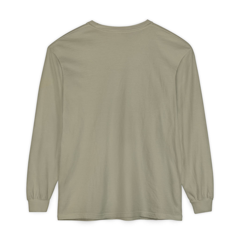 Minimalist White Long Sleeve Tee — Subtle Chest Logo