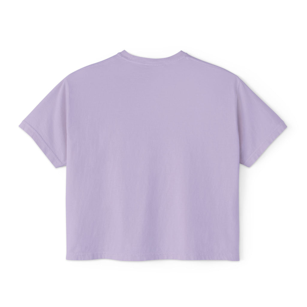 Boxy Tee — Minimal White Women's Cropped T-Shirt