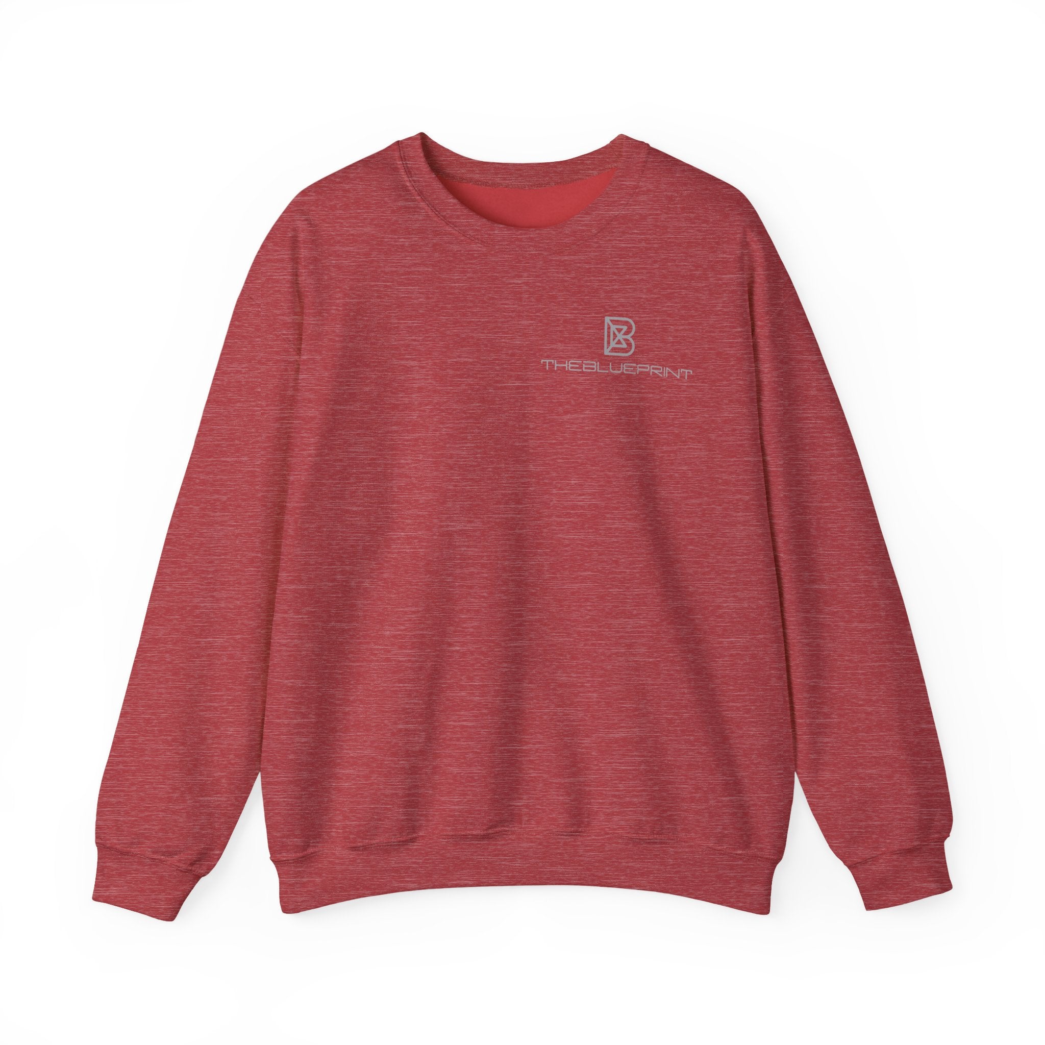 Copy of Minimal Logo Crewneck Sweatshirt | Small Chest Emblem, White