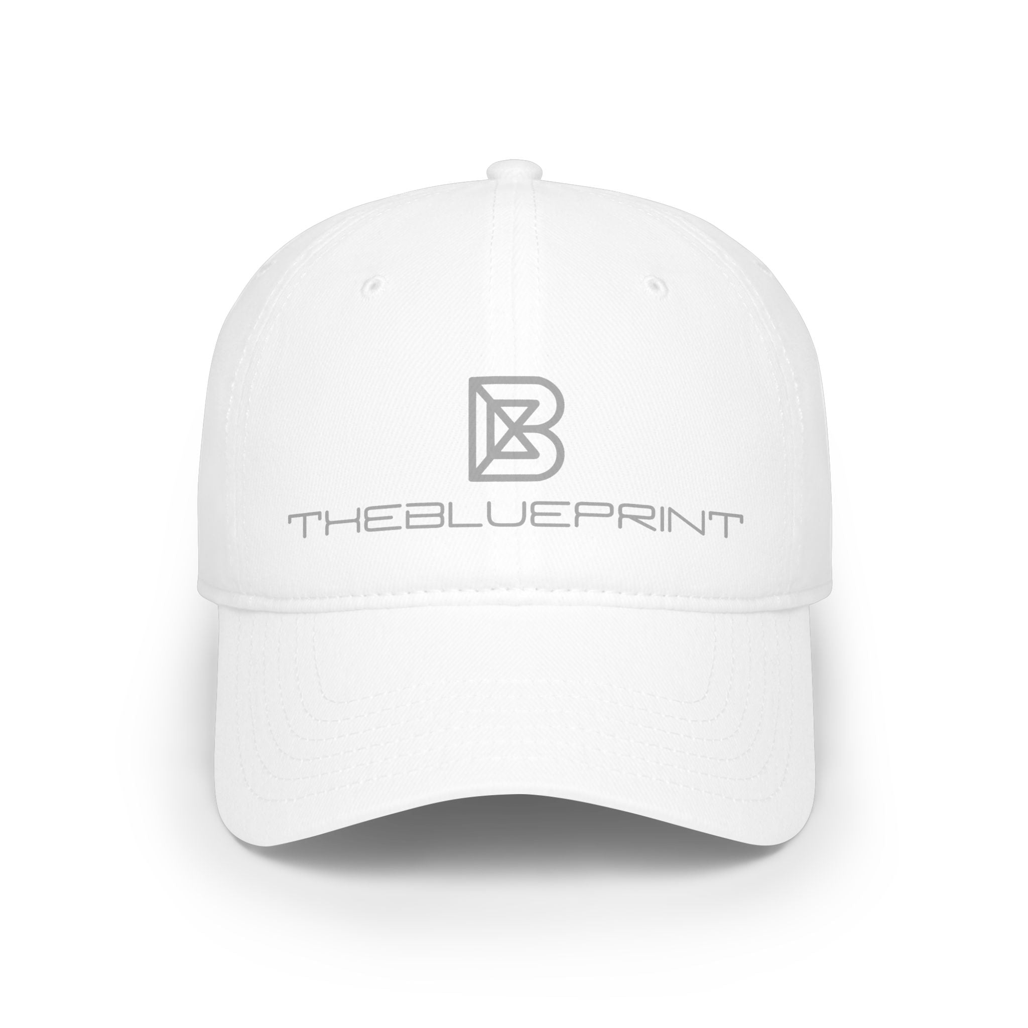 Low Profile Baseball Cap — TheBlueprint Logo Embroidered Black Hat