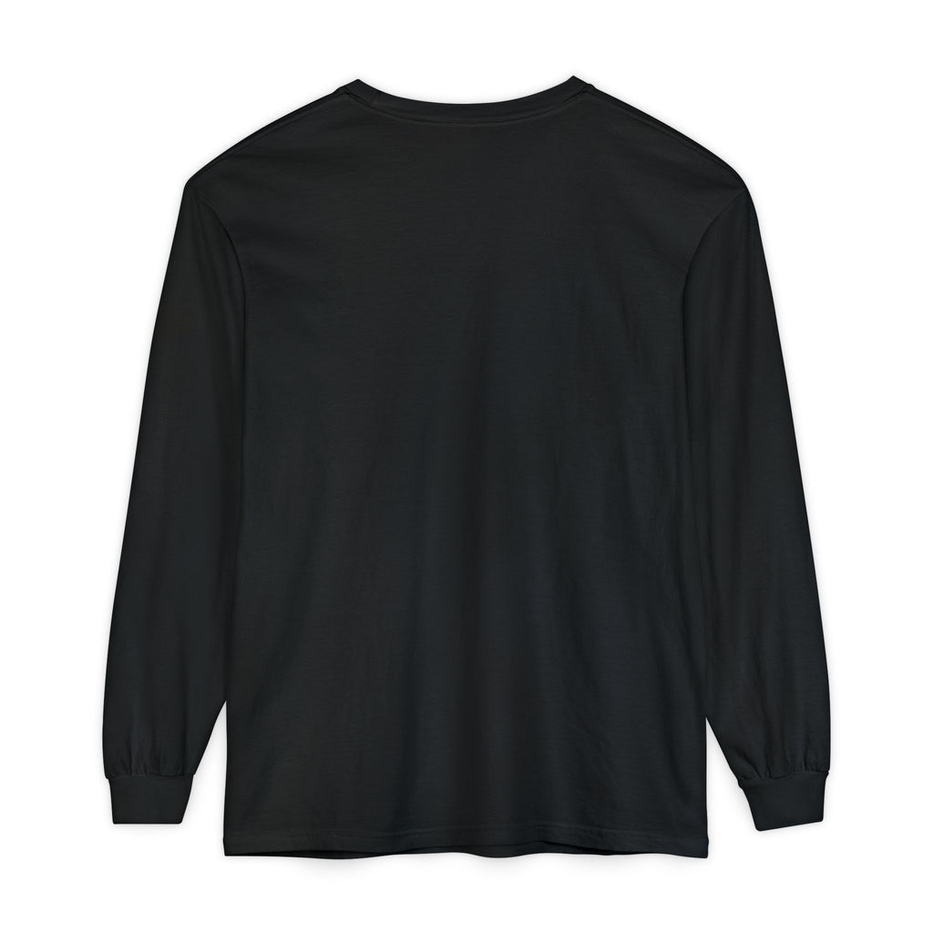 Minimalist White Long Sleeve Tee — Subtle Chest Logo