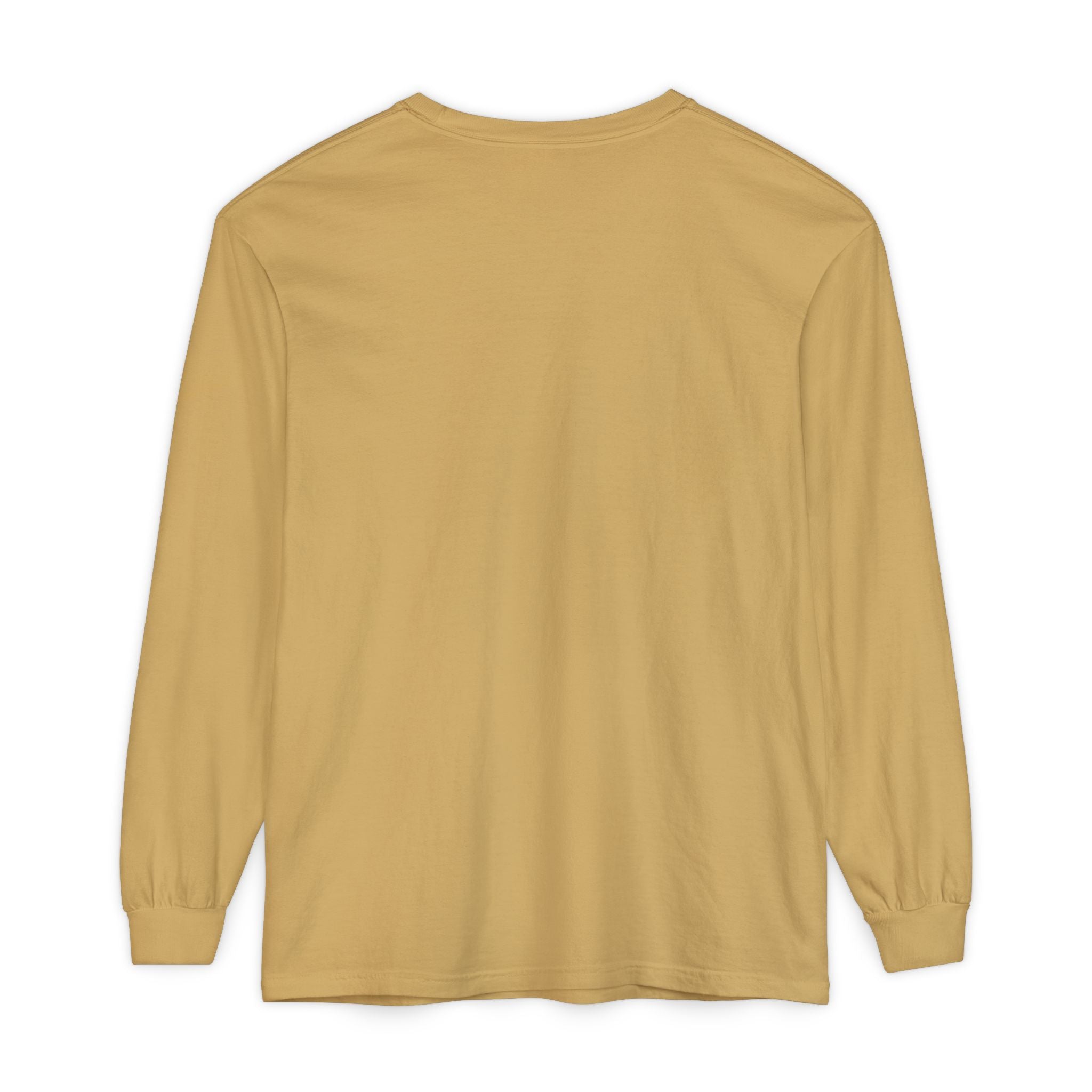 Minimalist White Long Sleeve Tee — Subtle Chest Logo