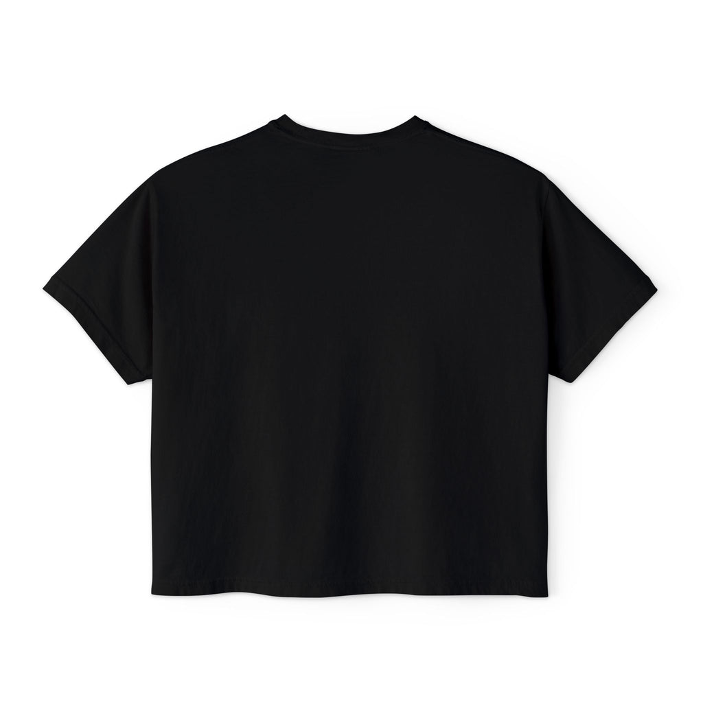 Boxy Tee — Minimal White Women's Cropped T-Shirt