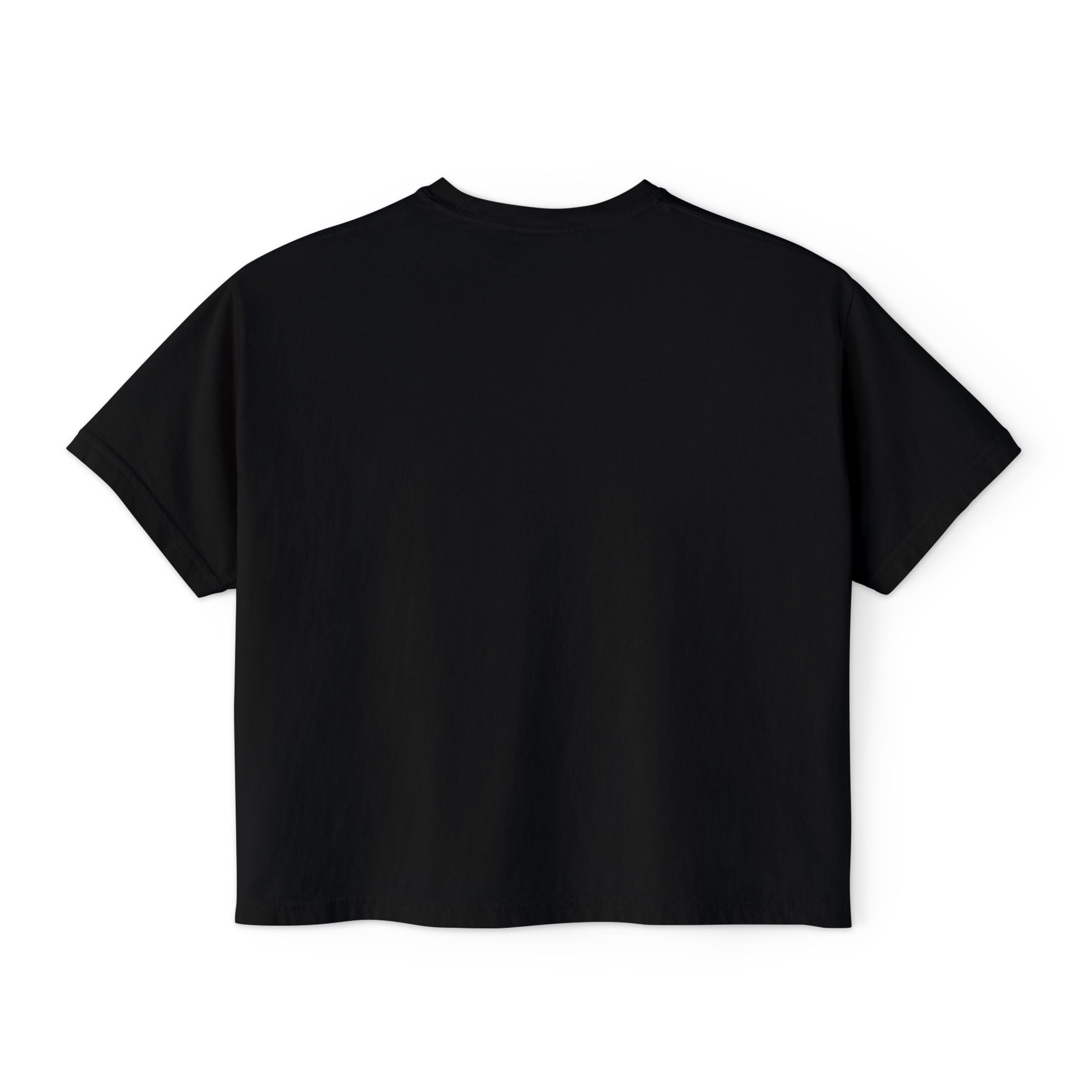 Boxy Tee — Minimal White Women's Cropped T-Shirt